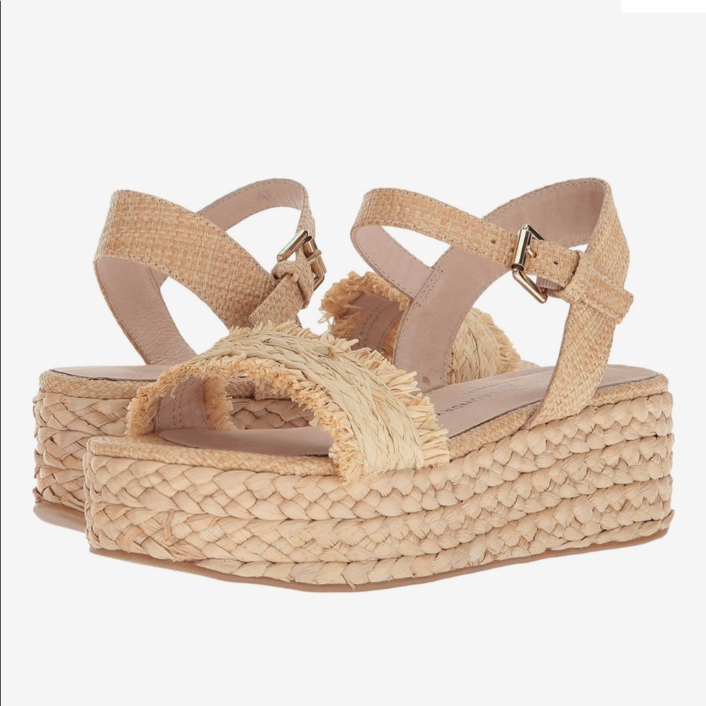 Platform sandals. Never worn. size8